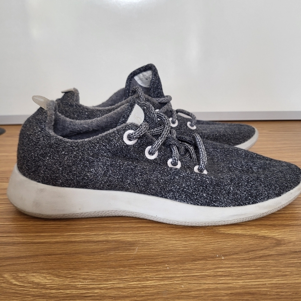 Allbirds Womens Casual Gray Knit Lightweight Sneakers Size 11 - Picture 3 of 10